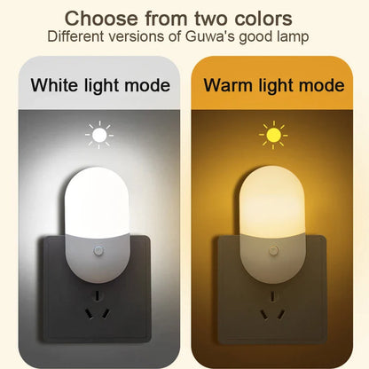 Mini Plug-In Night Light | LED Eye Protection for Bedside Baby Feeding