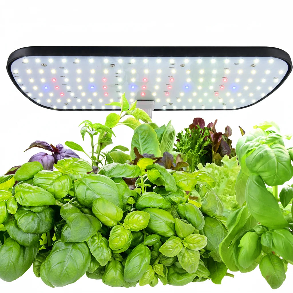 12 Pod Hydroponic Growing System Indoor Herb Garden LED Grow Light Timer