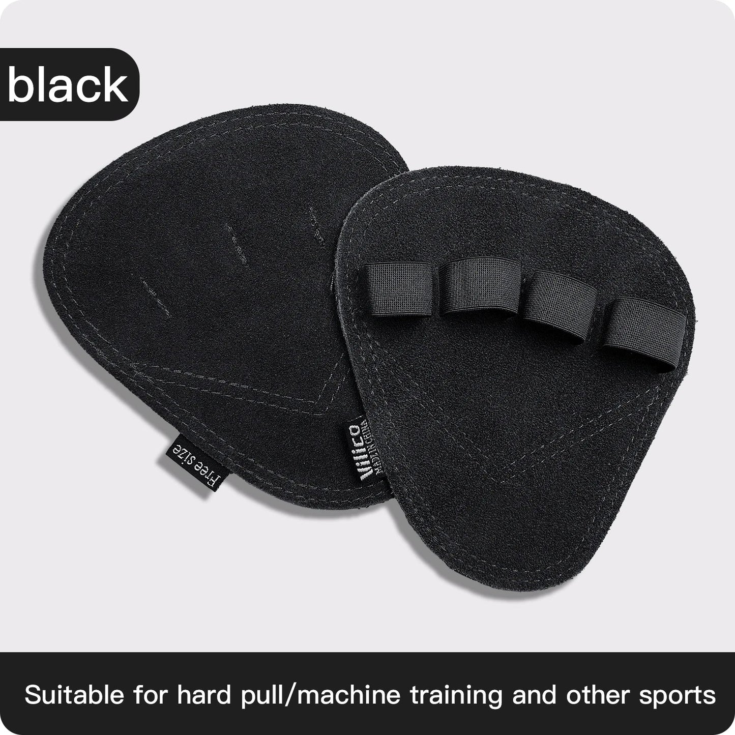 Powerlifting Gym Gloves | Breathable Weightlifting Gloves with Leather Palm Guard for Men and Women