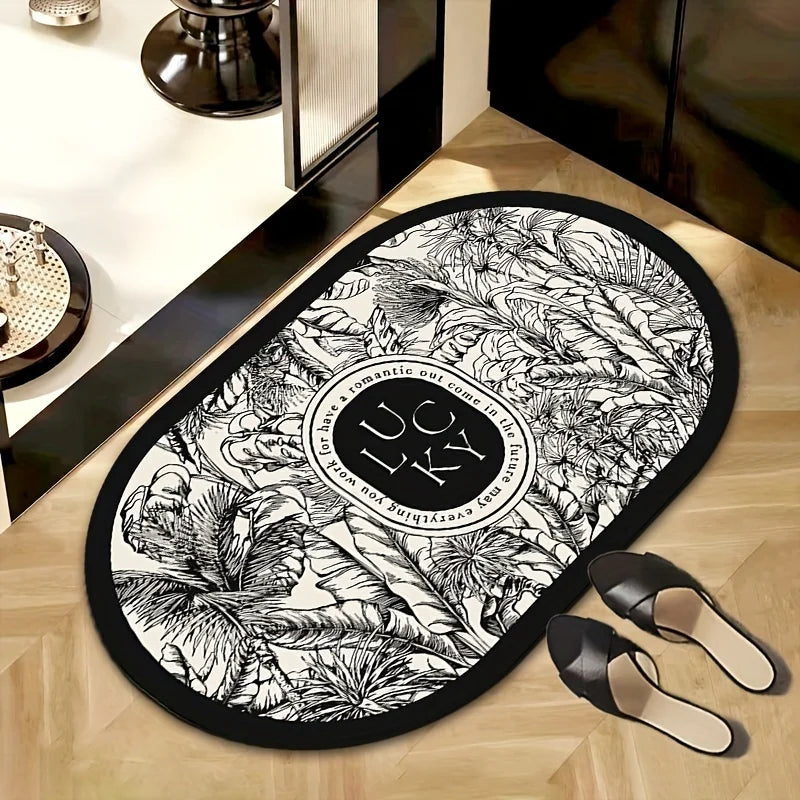 VIKAMA Tapis de bain de luxe haut de gamme absorbant antidérapant résistant à l'usure pour chambre à coucher, salon, maison