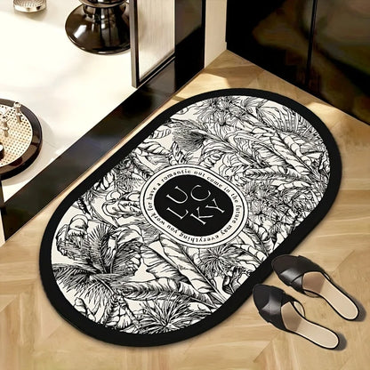 VIKAMA Tapis de bain de luxe haut de gamme absorbant antidérapant résistant à l'usure pour chambre à coucher, salon, maison