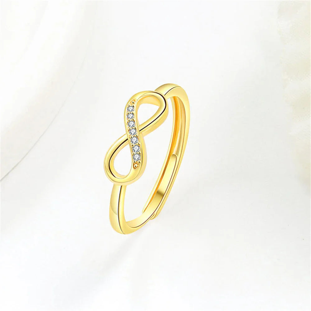 Lihong 925 Sterling Silver Mobius Ring | Unique Fashion Jewelry for Women