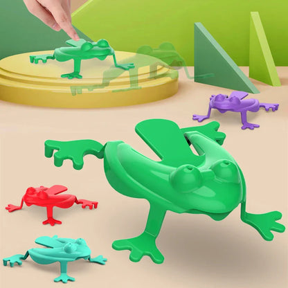 50PCS Jumping Frog Bounce Frogs | Novelty Stress Relief Toy Set for Kids and Adults
