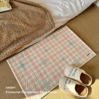 VIKAMA Ins Wind Star Carpet Cosy Insulated Cool Entry Doorway Door Mat Teenage Bedroom Bedside Blanket Home Decoration