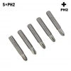 5pcs Cross Screwdriver Bit Set Magnetic Phillips Bits PH0000 to PH2 | 4mm Hex Shank Precision Hand Tools