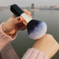 Large Size Powder Foundation Brush | Professional Makeup Brush for Blush, Bronzer, and Sculpting