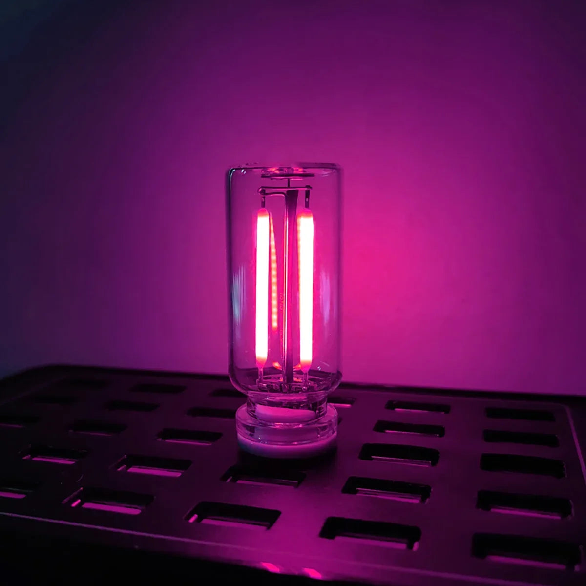 Touch Dimmable USB Night Light | Portable LED Filament Lamp for Car and Bedroom