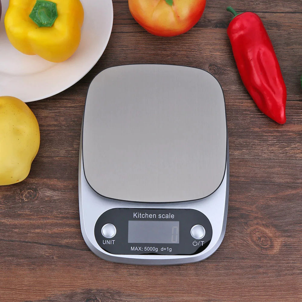 High Precision Kitchen Scale 3kg/5kg/10kg | Multifunctional LCD Food and Jewelry Scale