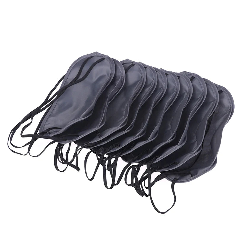 Silk Sleep Eye Mask Set | Light Blocking Padded Blindfold for Travel and Home