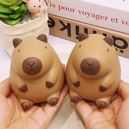 Kawaii Capybara Squeeze Toy – Slow Rebound Stress Relief
