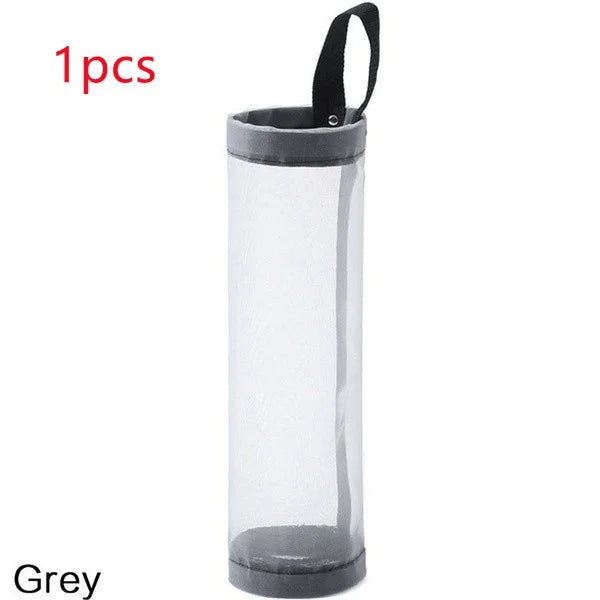 Wall Mount Grocery Bag Holder | Hanging Plastic Bag Dispenser for Kitchen Storage