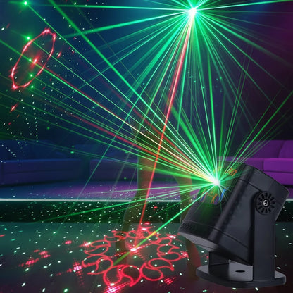 Laser Party Light DJ Disco Projector with 60 Patterns RGB Stage Light for Events