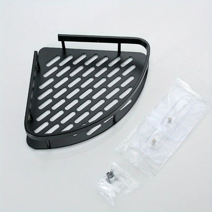 Stainless Steel Tension Shower Caddy Corner Shelf Bathroom Organizer Storage