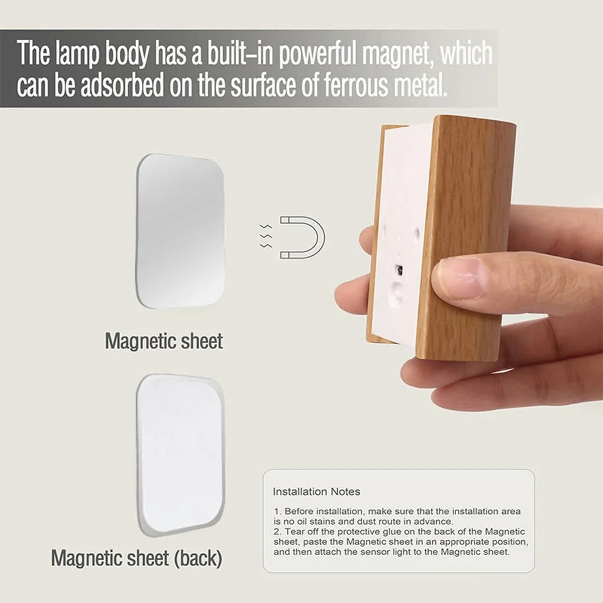 Rechargeable Motion Sensor Wall Light