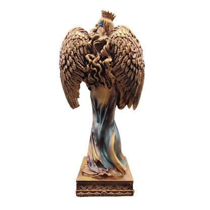 Nouvelle Déesse Grecque de la Richesse Résine Artisanale Statue Cadeau Caisse Bureau Décoration Ornement Accessoires de Décoration Intérieure