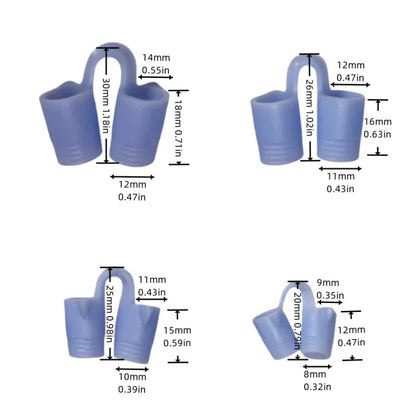 Blue Silicone Anti Snoring Devices | Nasal Dilators for Better Sleep