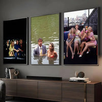 Sex And The City Carrie And Mr Big Photo Classic Poster Sticky Wall Art Printing Waterproof Home Living Bed Room Bar Aesthetic