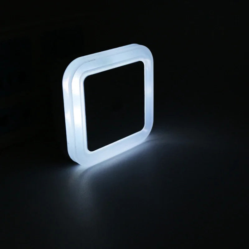 Wireless Sensor LED Night Light | Auto-On Mini Square Lamp for Baby Room