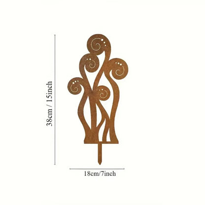 Beautiful 1PC Wrought Iron Metal Outdoor Garden Decor Unleashing Endless Creativity To Transform Your Courtyard with Charm