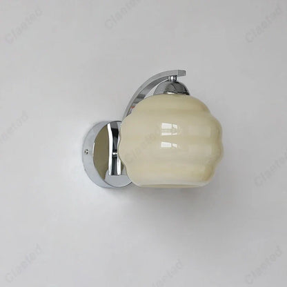 Applique murale LED Rétro Verre pour Salon Couloir Chambre Chevet Éclairage Décoratif E27
