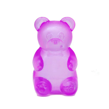 Cute Bear Squishy Toy | Soft TPR Stress Relief Fidget Cube