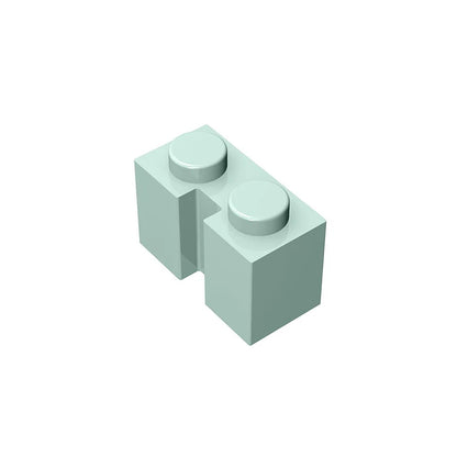 Gobricks GDS-798 Brick 1x2 with Groove | Compatible Building Block for DIY Sets