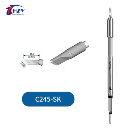 OEM C245 Series Soldering Iron Tips | Universal T245 Handle Soldering Station Tips for Phone Repair