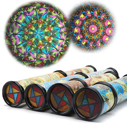 Scalable Rotation Kaleidoscope | 30cm Magic Educational Toy for Children