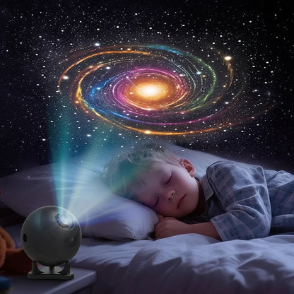Galaxy Projector Star Projector with 12 Films Nebula Night Light Bedroom Ceiling
