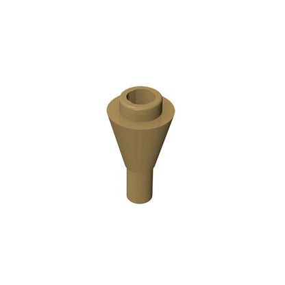 Gobricks GDS-1138 Cone 1 x 1 Inverted with Bar | Building Block for DIY Creations