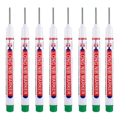 20mm Deep Hole Long Nib Markers Set | Multi-Purpose Perforating Pen for Metal, Wood, and Glass