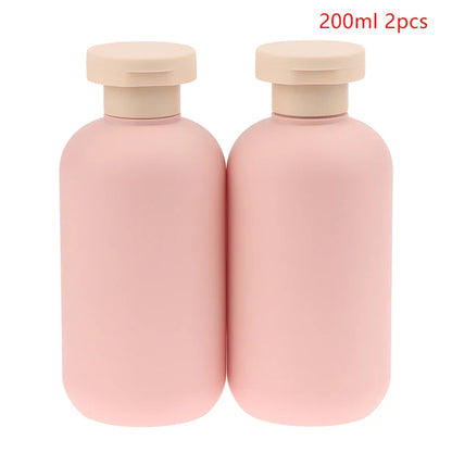 2Pcs Empty Plastic Pump Lotion Bottles | Travel Size Refillable Containers