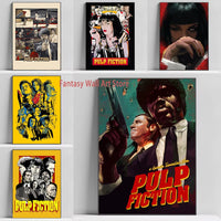 New Pulp Fiction Poster Classic Humor Movie Wall Decor Pulp Fiction Film Fans Wall Art Decor Bar Home Canvas Poster Prints Decor