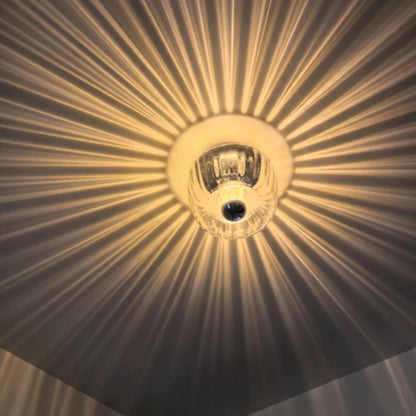 Nordic Bauhaus Glass Ceiling Light Retro LED Wall Lamp for Living Room Hallway