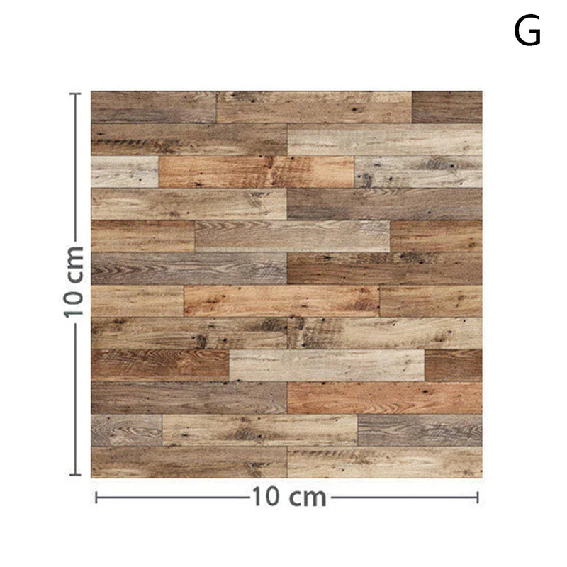 1:12 Dollhouse Miniature Grain Floor Wallpaper Tiles Sticker | Bathroom Living Room Decor