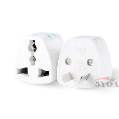 Universal Travel Plug Adapter EU US AU to UK 3 Pin AC Power Converter