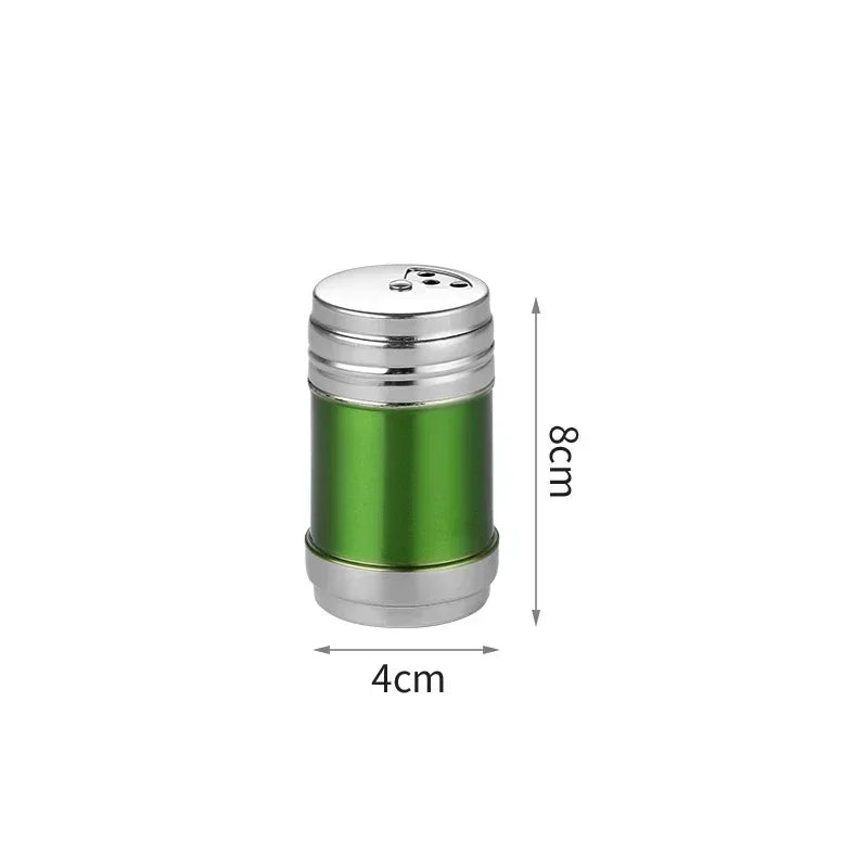 Pot à épices en acier inoxydable | Salière et poivrière rotatives pour barbecue et cuisine