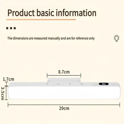 Rechargeable Desk Lamp | Magnetic USB LED Reading Light with Dimming