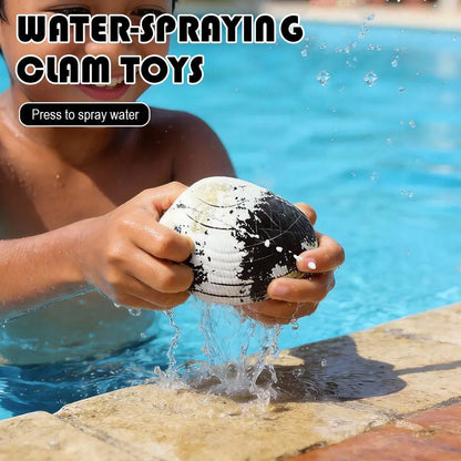 Baby Bath Seashell Toy | Press Water Spray Fun for Pool and Beach
