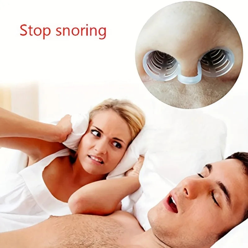 Mini Transparent Anti-Snoring Nose Clips | 24-Piece Set for Better Sleep