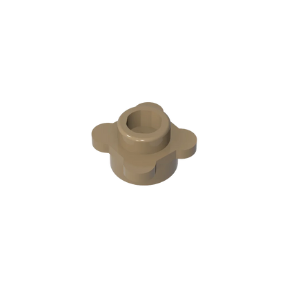 Gobricks GDS-839 Plate Round 1x1 with Flower Edge | Compatible with Lego 33291 28573