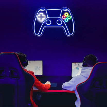 Gamer Neon Sign Gamepad Shaped LED Neon Light Sign for Gamer Room Decor for Boys Room Gamer Gifts for Teens Boys Kids