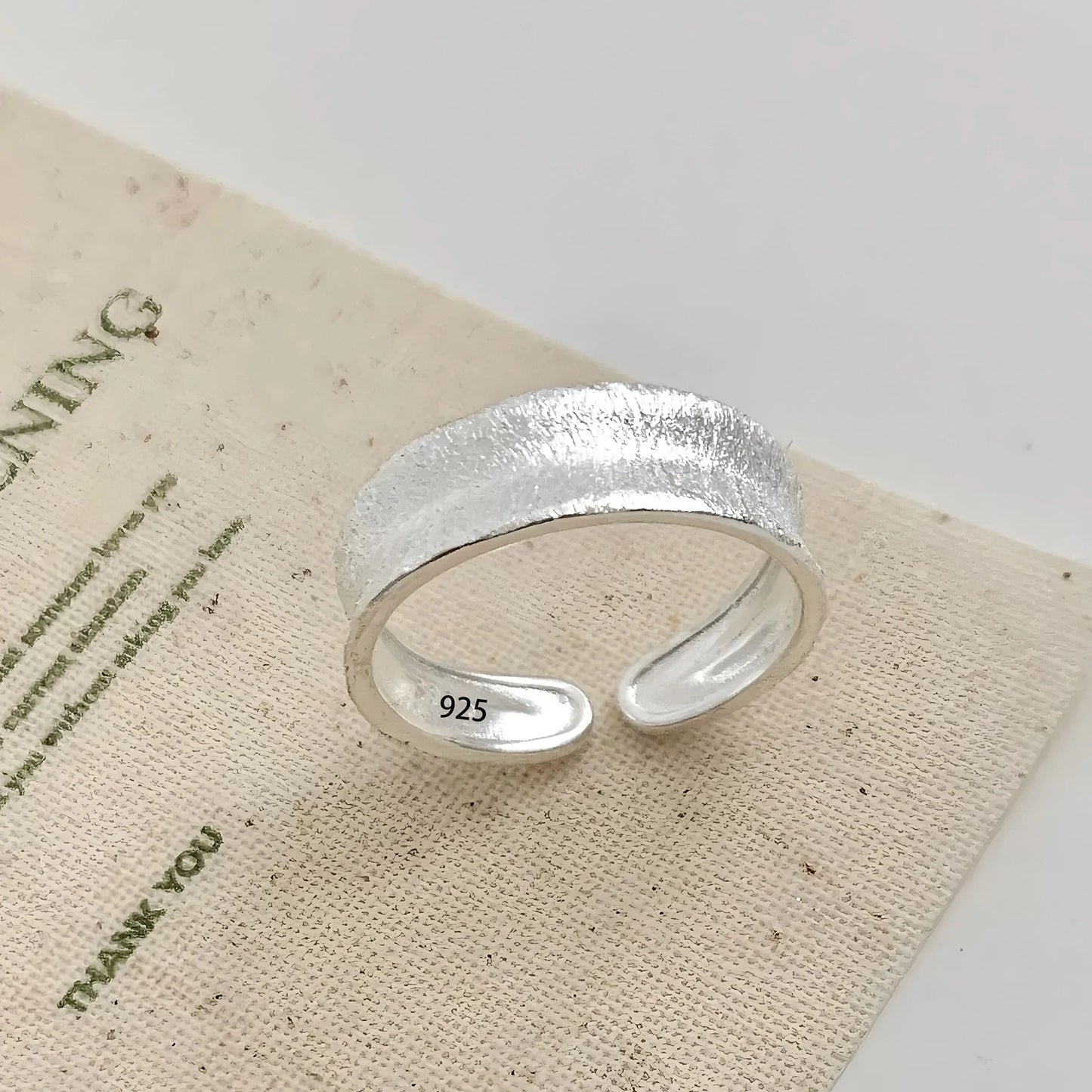 VENTFILLE 925 Sterling Silver Flower Lace Ring | Korean Fashion Adjustable CZ Ring