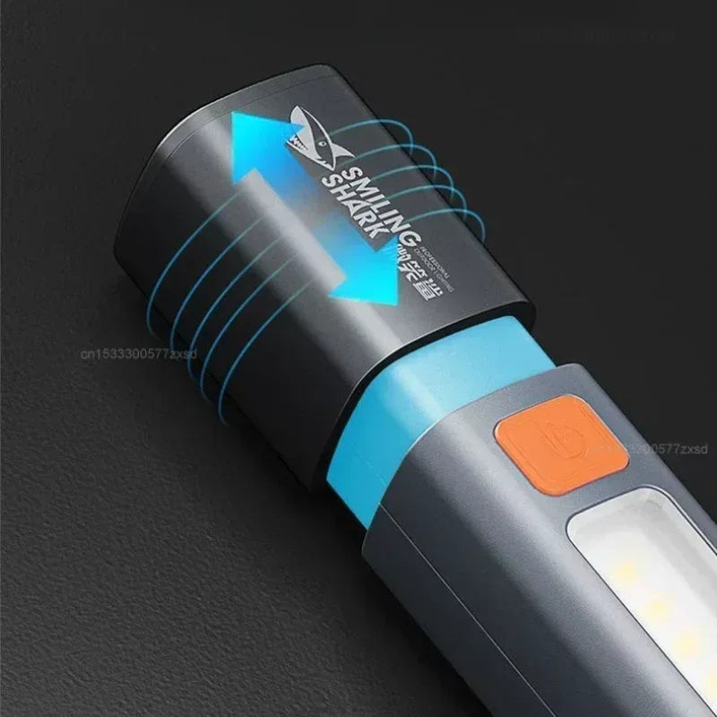 Mijia Outdoor Flashlight Portable Strong Light | Variable Focus Rechargeable LED Flashlight