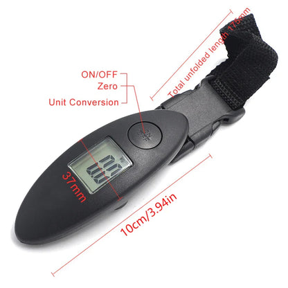 Portable Digital Hanging Luggage Scale | 40kg Capacity Travel Scale