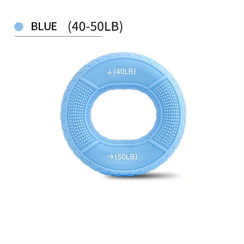 Silicone Hand Grip Ring for Strength Training | Adjustable 20-80LB Carpal Expander