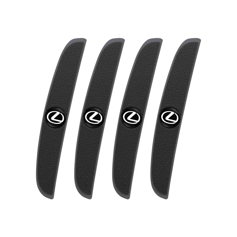 4Pcs Silicone Car Door Edge Protector Strips | Anti-Collision Pad for Lexus Models