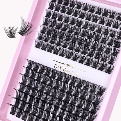 Lash Clusters 168pcs | DIY Wispy Individual Lashes 10-16mm D Curl