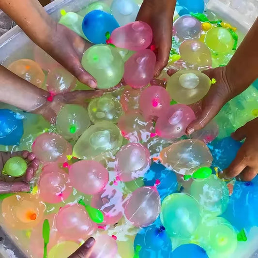 111 Pcs Quick Fill Water Polo Ball Bomb Set | Summer Pool Party Toys