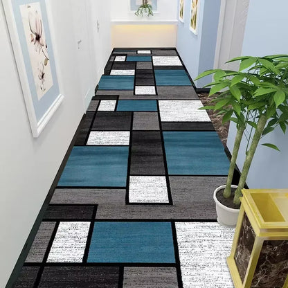 VIKAMA Tapis de cuisine à carreaux de haute qualité, long tapis de sol fin, tapis de porte, tapis de salon pour chambre à coucher, décoration intérieure